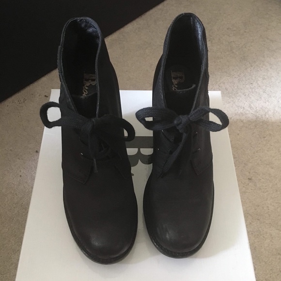 Combat Booties/Heeled Ankle Boots - Picture 2 of 4